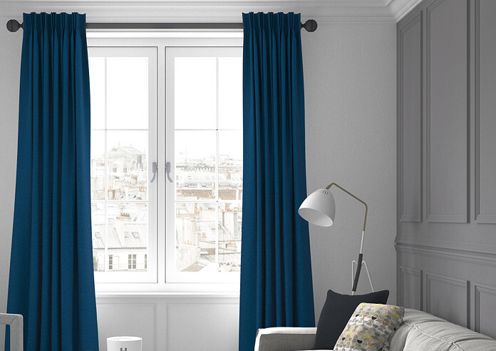 Kent, Navy - Made to Measure Curtains - Image 3